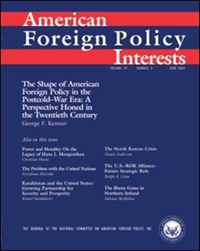 American Foreign Policy Interests (UK) 1/2010