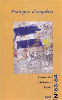 Cahiers De Litterature Orale (FR) 1/2011