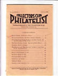 Collectors Club Philatelist (UK) 1/2011