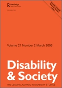 Disability & Society (UK) 1/2011