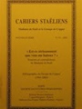 Cahiers Staeliens 1/2011