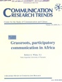 Communication Research Trends 7/2009