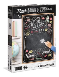 Chalkboard Puzzle Think Outside The Box Pussel, 1000 bitar  1/2019