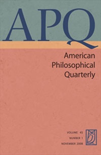 American Philosophical Quarterly (UK) 1/1900