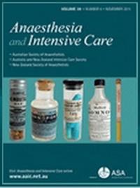Anaesthesia & Intensive Care Incl One (UK) 1/2012