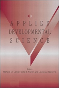 Applied Developmental Science (UK) 1/2009