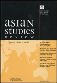 Asian Studies Review (UK) 1/2007