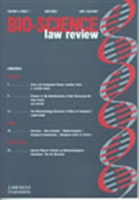 Bio-science Law Review (UK) 1/2012
