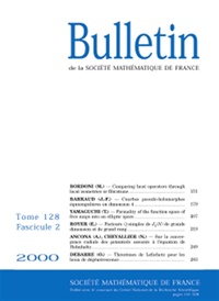 Bulletin De La Smf (FR) 1/2011
