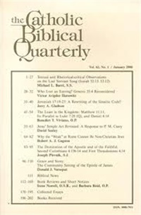 Catholic Biblical Quarterly (US) (UK) 1/2011