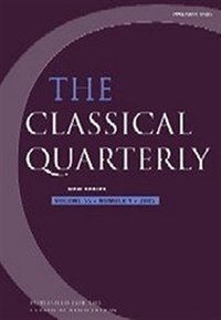 Classical Quarterly (UK) 1/2011