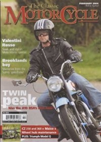 Classic Motorcycle (UK) 7/2006