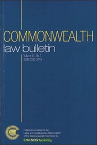Commonwealth Law Bulletin (UK) 1/2011