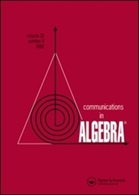 Communications In Algebra (UK) 1/2011