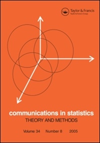 Communications In Statistics: Theory And Methods (UK) 1/2011