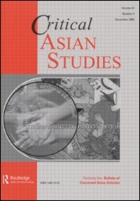 Critical Asian Studies  (UK) 2/2011
