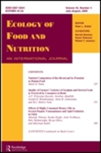 Ecology of Food and Nutrition (UK) 2/2014