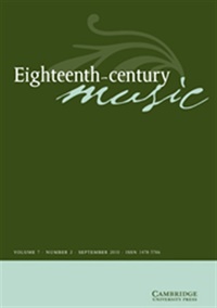Eighteenth-century Music (UK) 2/2011