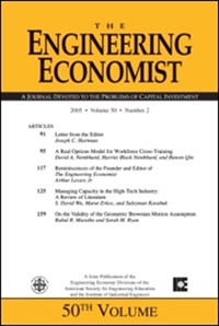 Engineering Economist (UK) 2/2011