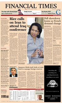 Financial Times (no Cancellations) Mon-sat Edition To Euro Zone - Airmail (UK) 8/2009
