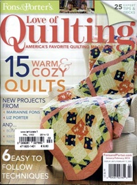Fons and Porters Love of Quilting (UK) 1/2014