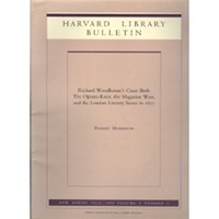 Harvard Library Bulletin (UK) 2/2011