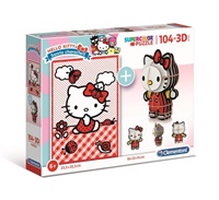 Hello Kitty 3D-pussel, 104 bitar 1/2020