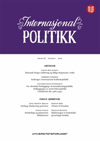 Internasjonal Politikk (NO) 1/2009