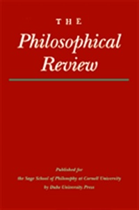 Philosophical Review (UK) 7/2009