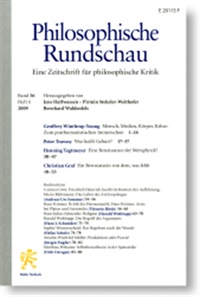 Philosophische Rundschau (GE) 8/2010