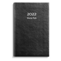 Stora Fickkalendern Konstläder (svart) 11/2021