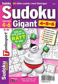Sudoku Gigant 4-5-6 5/2019