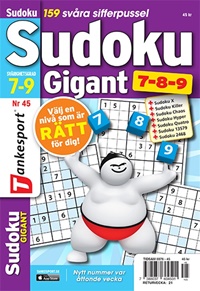 Sudoku Gigant 7-8-9 45/2019