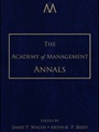Academy Of Management Annals 1/1900