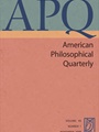 American Philosophical Quarterly 1/1900