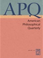 American Philosophical Quarterly 2/2014