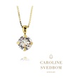 Caroline Svedbom Classic Stud Necklace Crystal Gold 5/2019