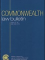 Commonwealth Law Bulletin 1/2011