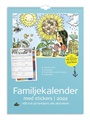 Familjekalender med stickers (vägg) 12/2021