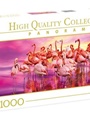 Flamingo Dance Panorama Pussel, 1000 bitar 1/2019