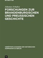 Forschungen Zur Brandenburgischen Und Preussischen Geschichte 11/2013