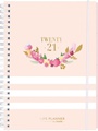 Life Planner, kalender 2021 - rosa med ränder 13/2020