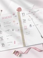 Life Planner Pink, horisontell (A5) 10/2021