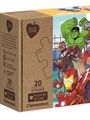 Marvel Superhjältar Pussel, 2x20 bitar (100% Recycled) 1/2020